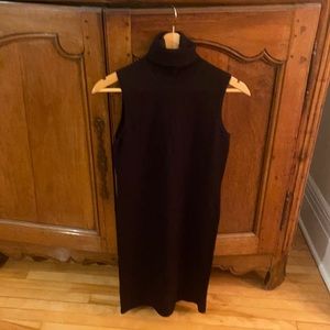 Ça va de soi black sleeveless turtleneck dress